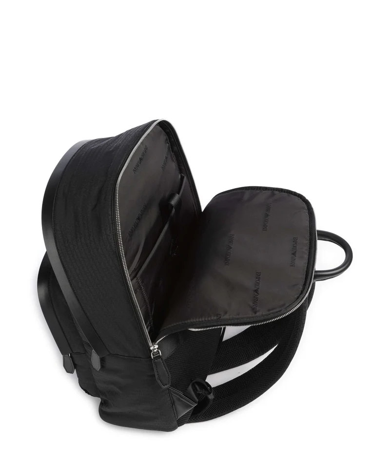 Emporio Armani Monogram Rucksack black beauty