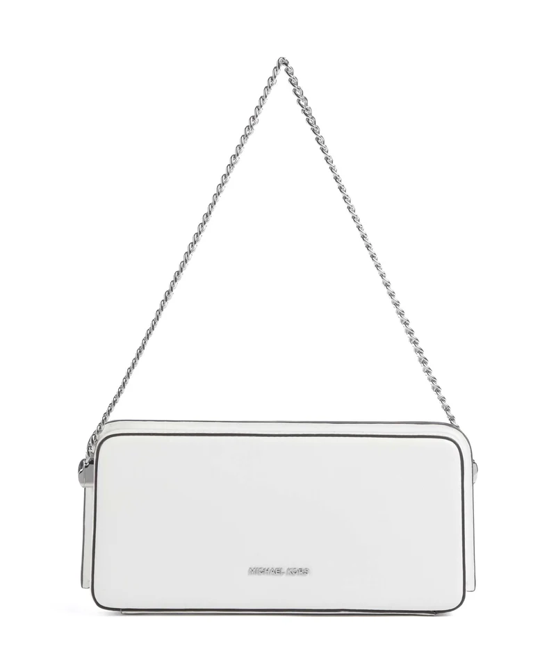 Michael Kors Goldie Schultertasche optic white