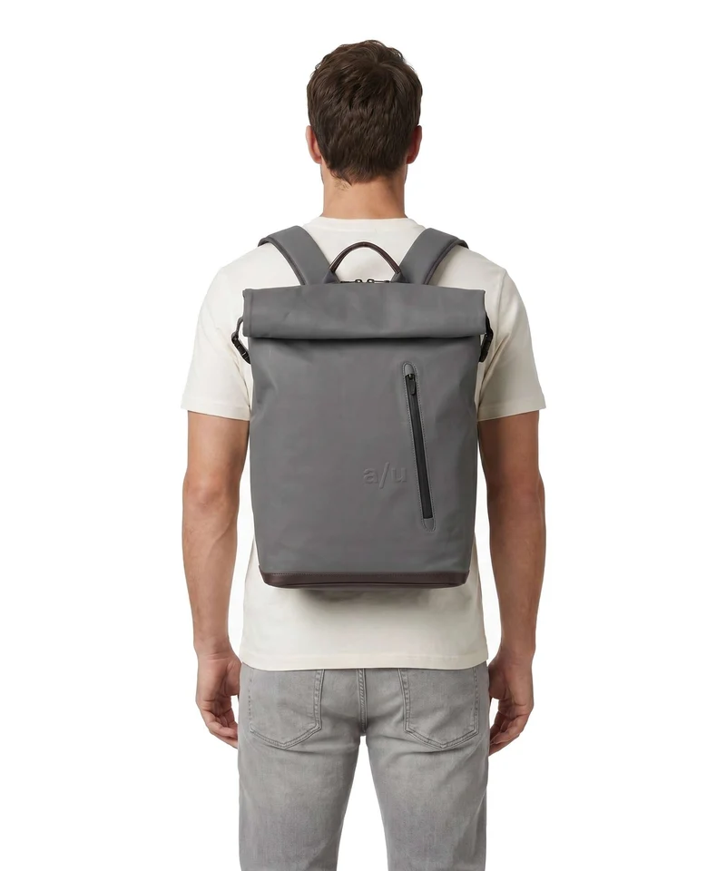 Aunts & Uncles Japan Fukui Rolltop Rucksack pewter