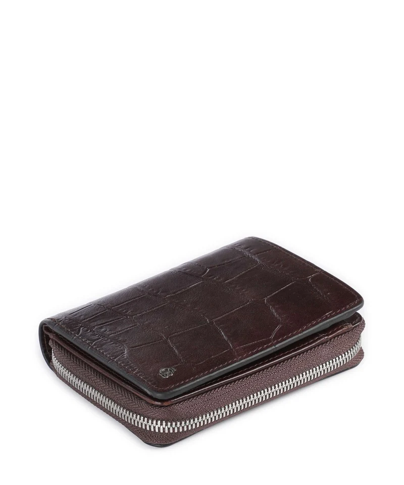 Castelijn & Beerens Croco Geldbörse mocca