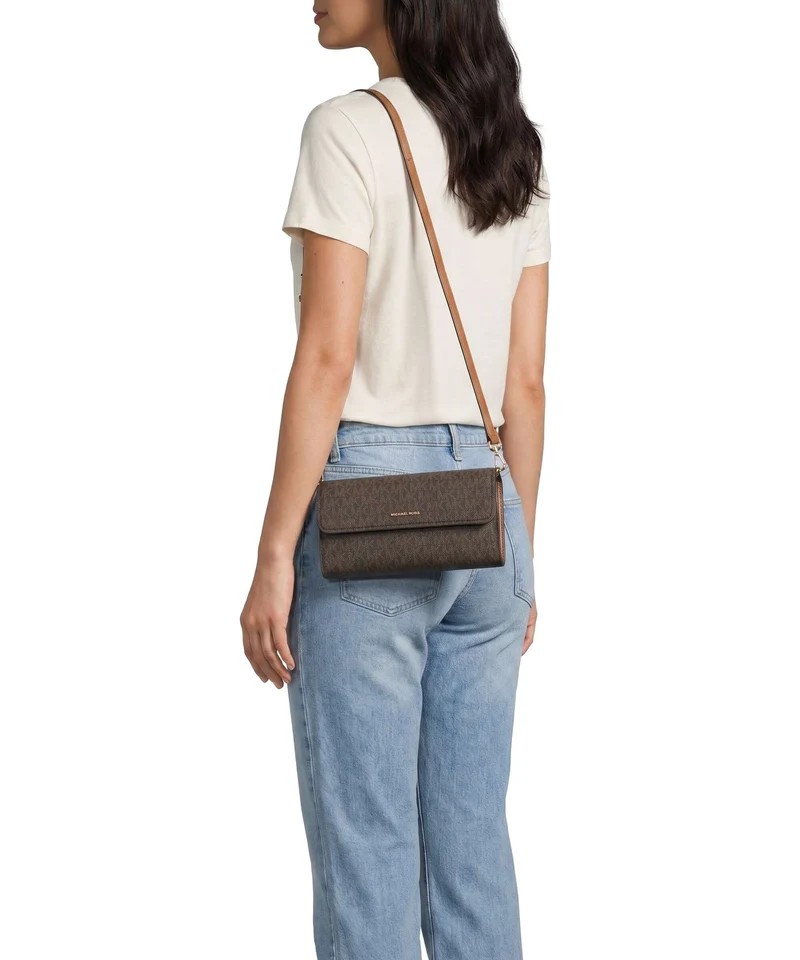 Michael Kors Jet Set Small Umhängetasche brown/acorn