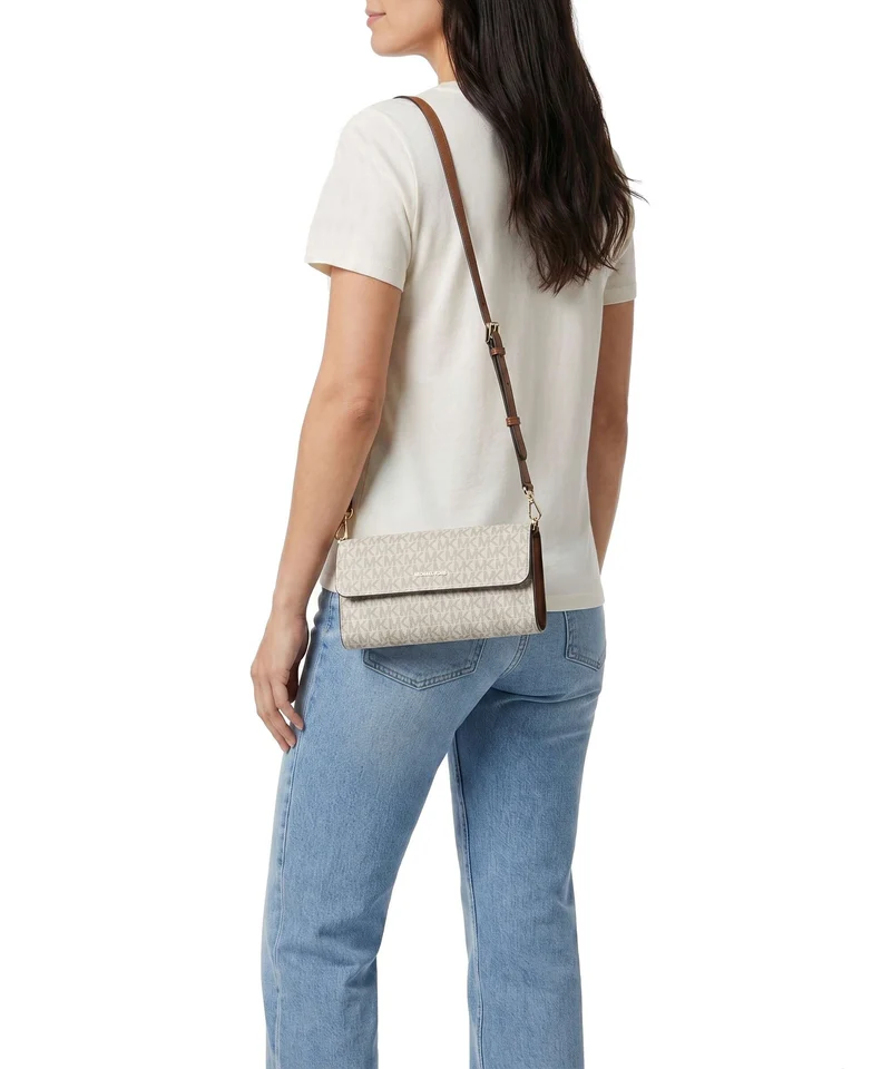 Michael Kors Jet Set Small Umhängetasche vanilla/acrn