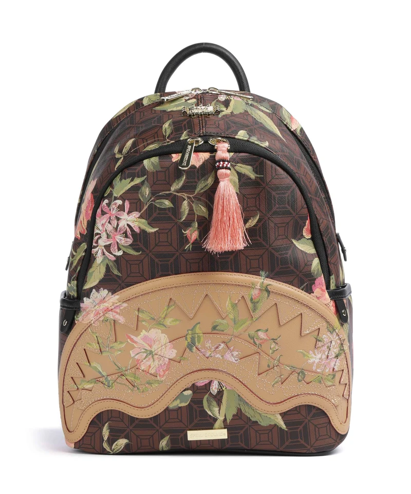 Sprayground AI Henny Floral Rucksack brown