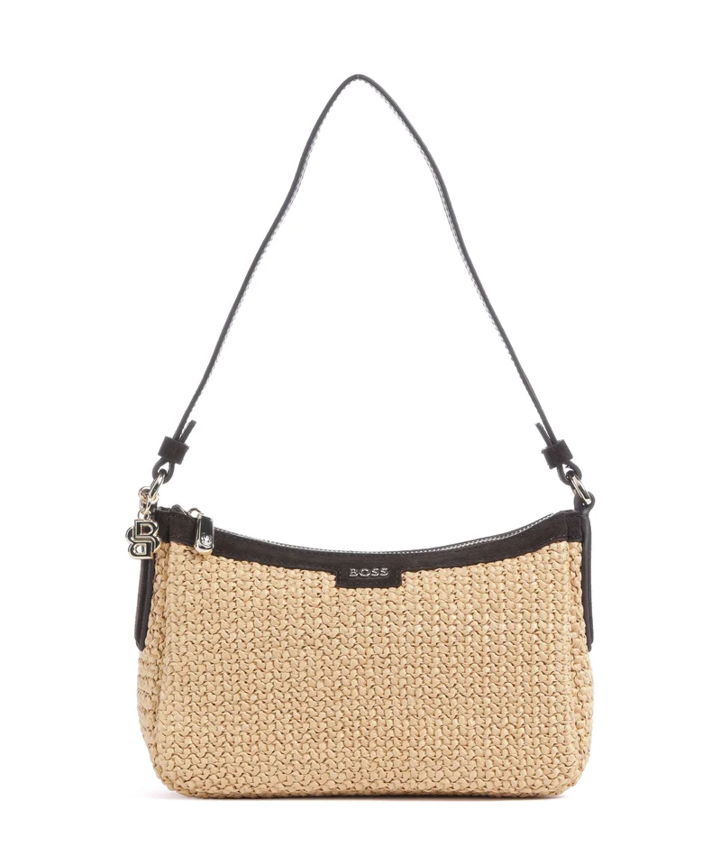 BOSS Numah Schultertasche open white