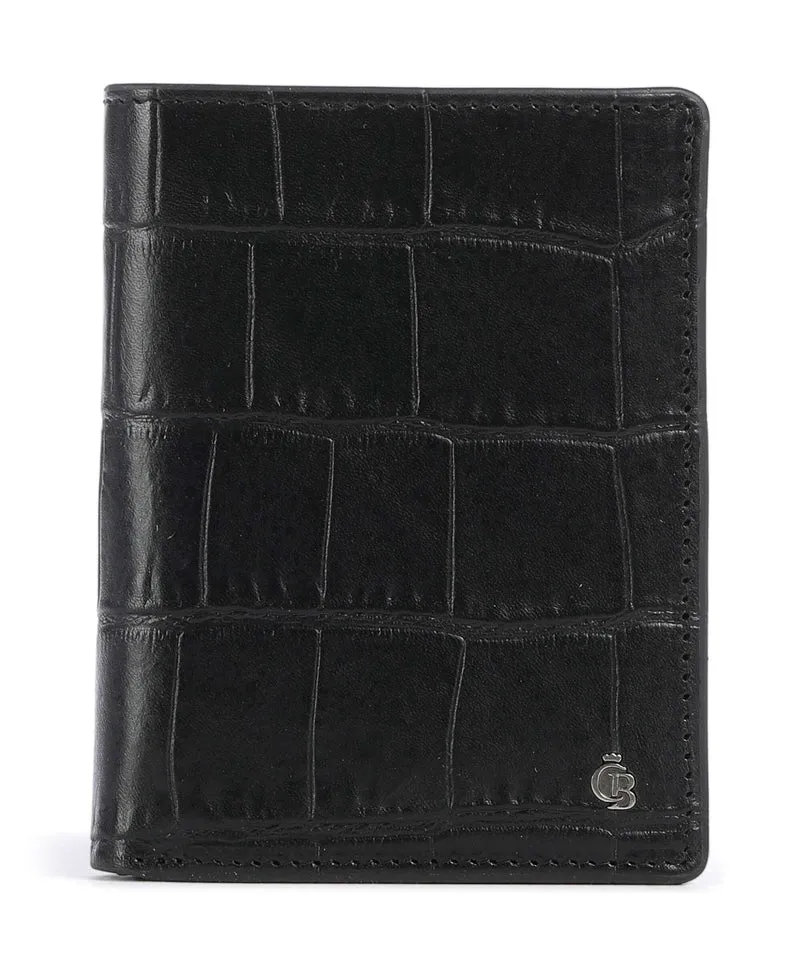Castelijn & Beerens Croco Geldbörse black