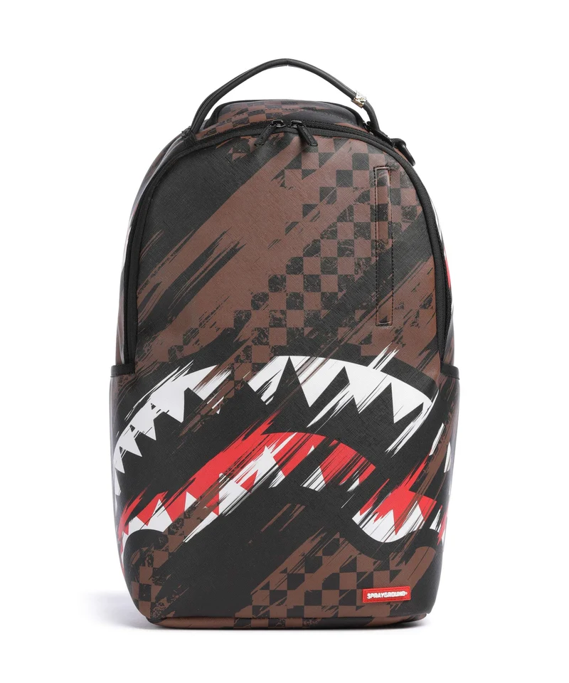 Sprayground Smeared Grunge Rucksack brown
