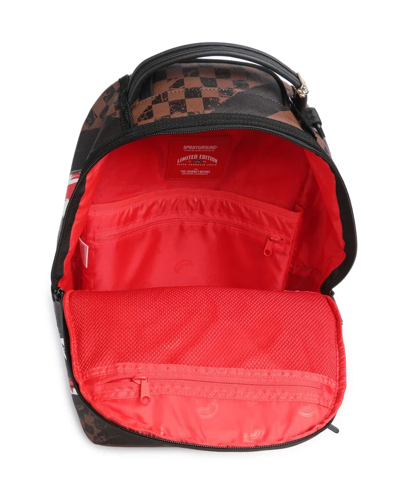 Sprayground Smeared Grunge Rucksack brown