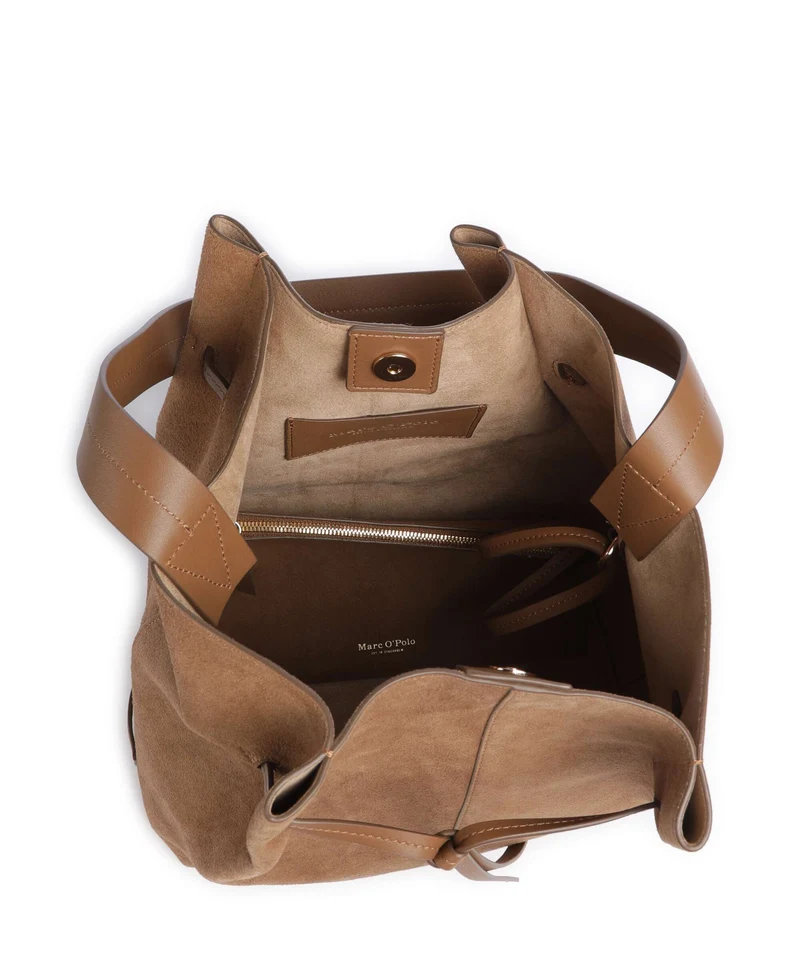 Marc O'Polo Simy Bucket Handtasche pure camel