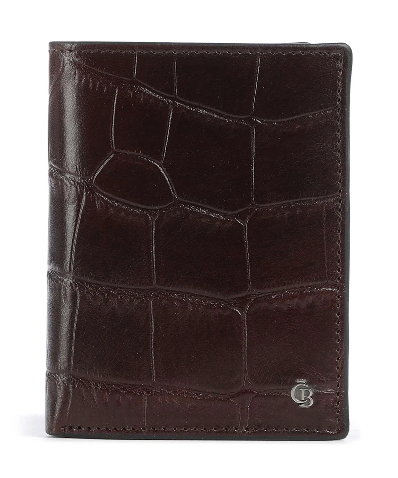Castelijn & Beerens Croco Geldbörse mocca