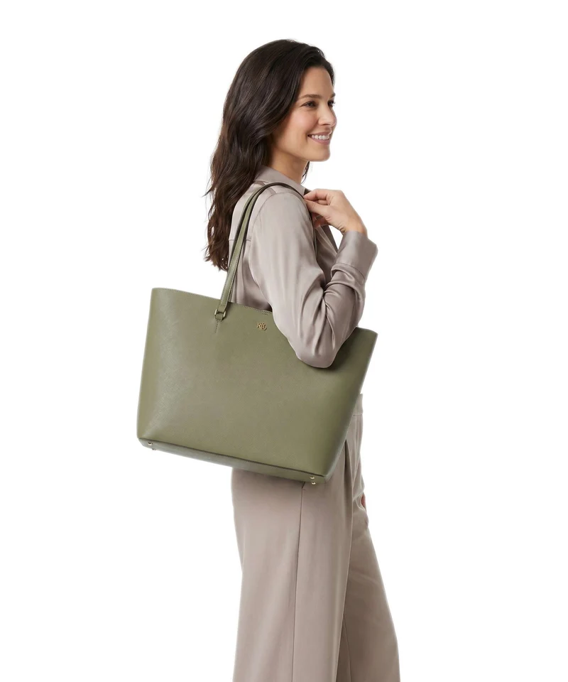 Lauren Ralph Lauren Karly Large Shopper sage green