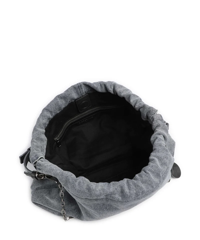 Liebeskind Lya II Denim M Bucket Handtasche blue denim