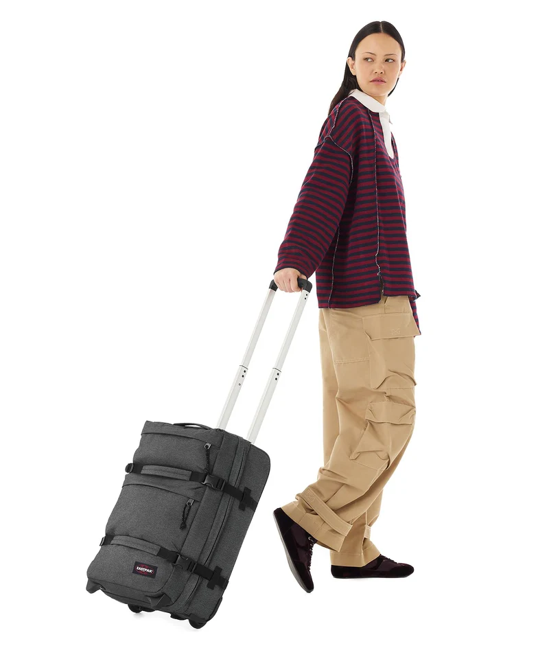 Eastpak Transit'R Plus Core S Rollenreisetasche black denim