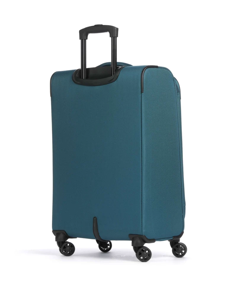 Travelite Priego 4-Rollen Trolley Set petrol