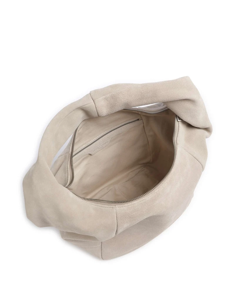 Liebeskind Farrah II Suede M Beuteltasche beige