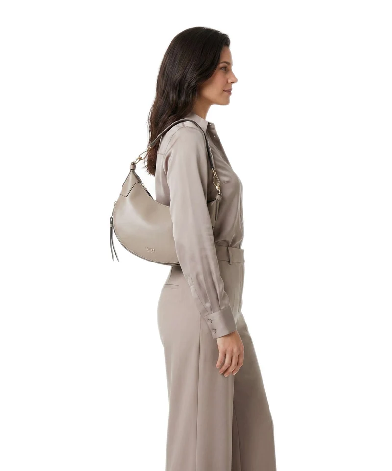 Lancel Origami S Beuteltasche pebble