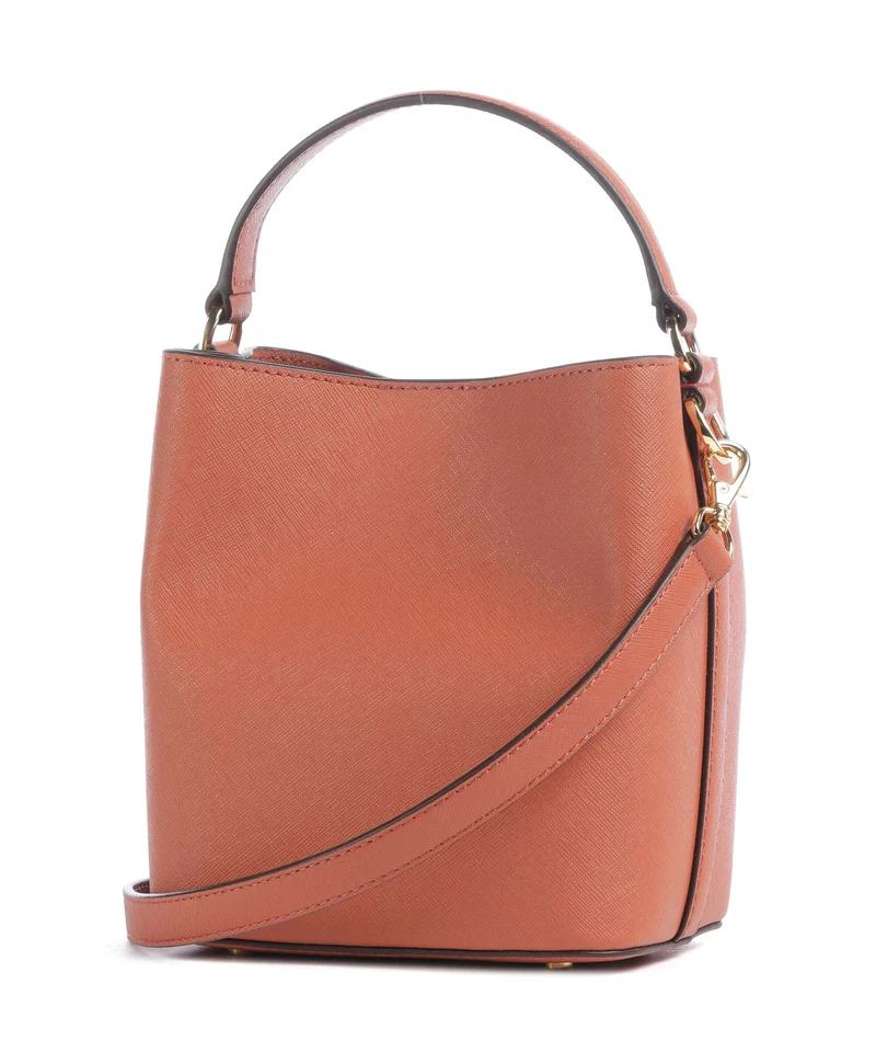 Lauren Ralph Lauren Reese Small Bucket Handtasche red terracotta