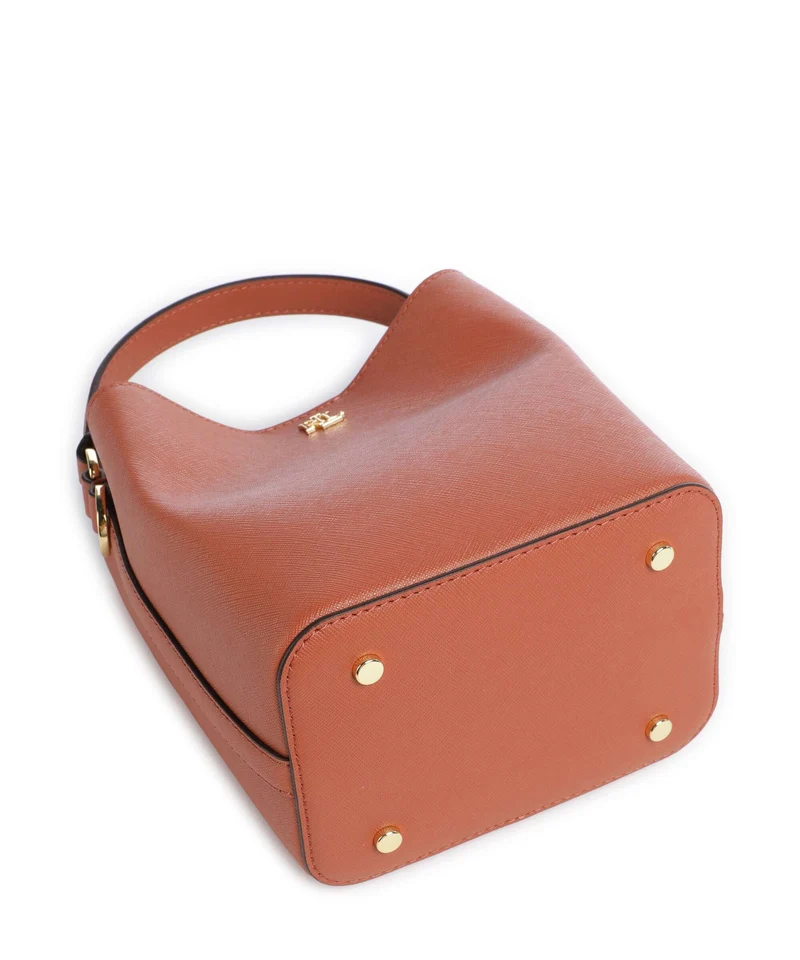 Lauren Ralph Lauren Reese Small Bucket Handtasche red terracotta