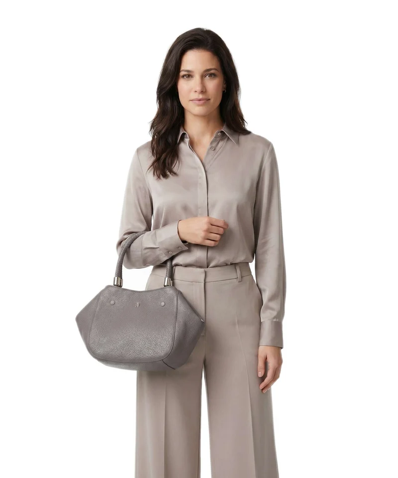 Aigner Carré Soft M Handtasche ash grey