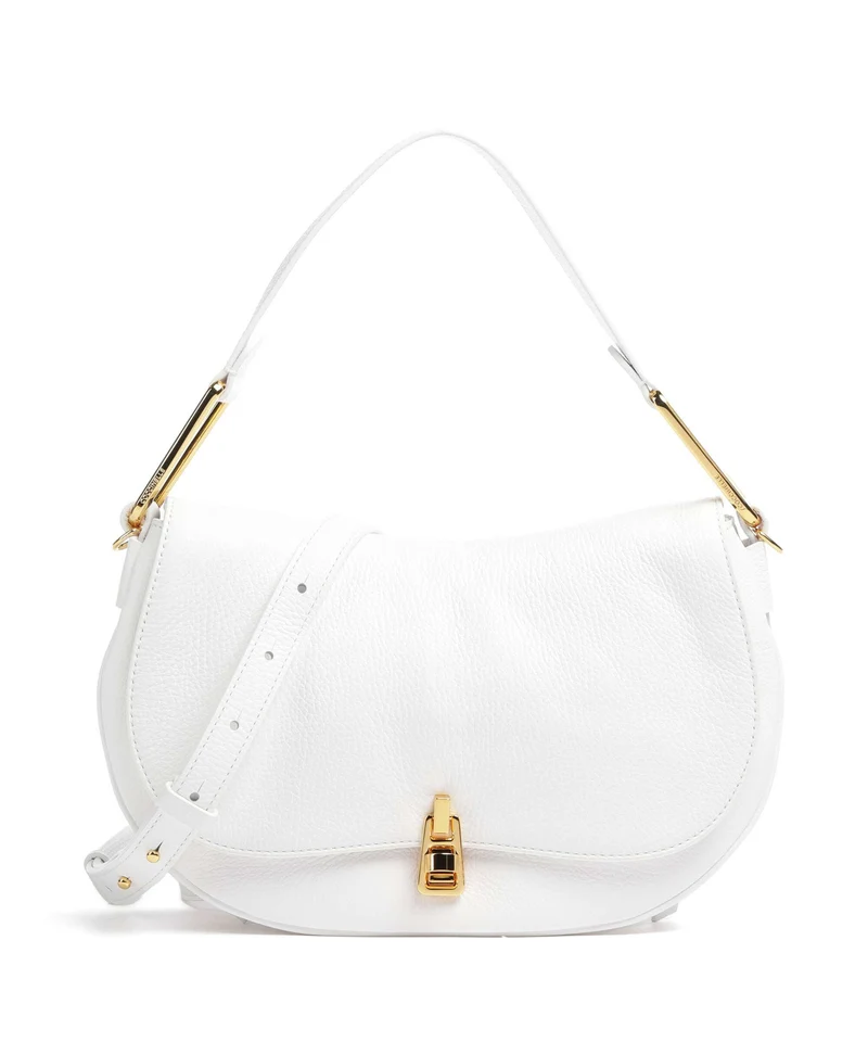 Coccinelle Magie Soft Schultertasche brillant white