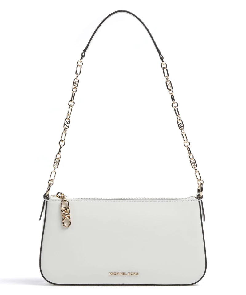 Michael Kors Empire Medium Schultertasche optic white