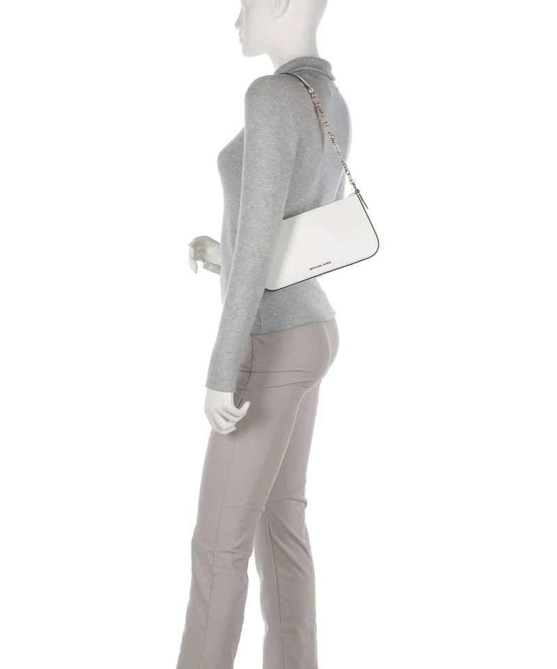 Michael Kors Empire Medium Schultertasche optic white