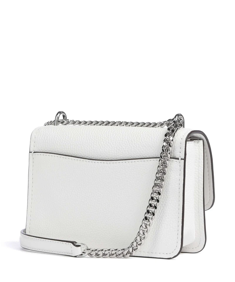 Michael Kors Claire Small Schultertasche optic white