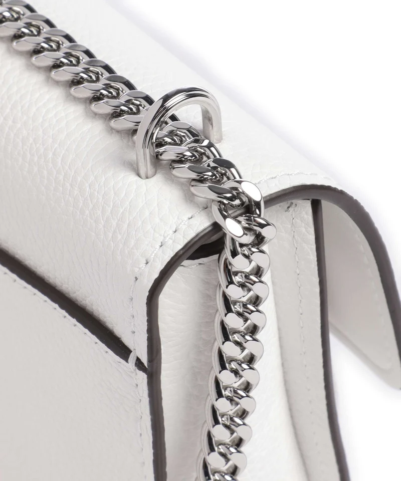 Michael Kors Claire Small Schultertasche optic white