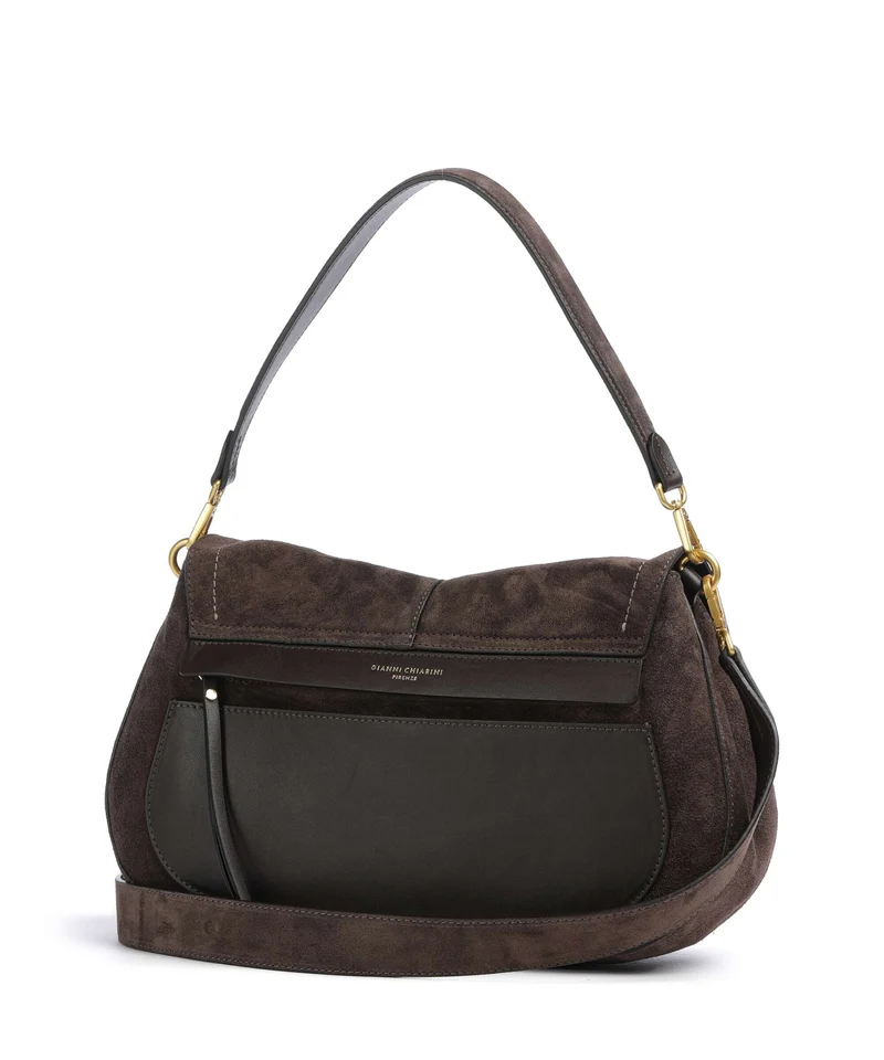 Gianni Chiarini Helena Round Schultertasche moka