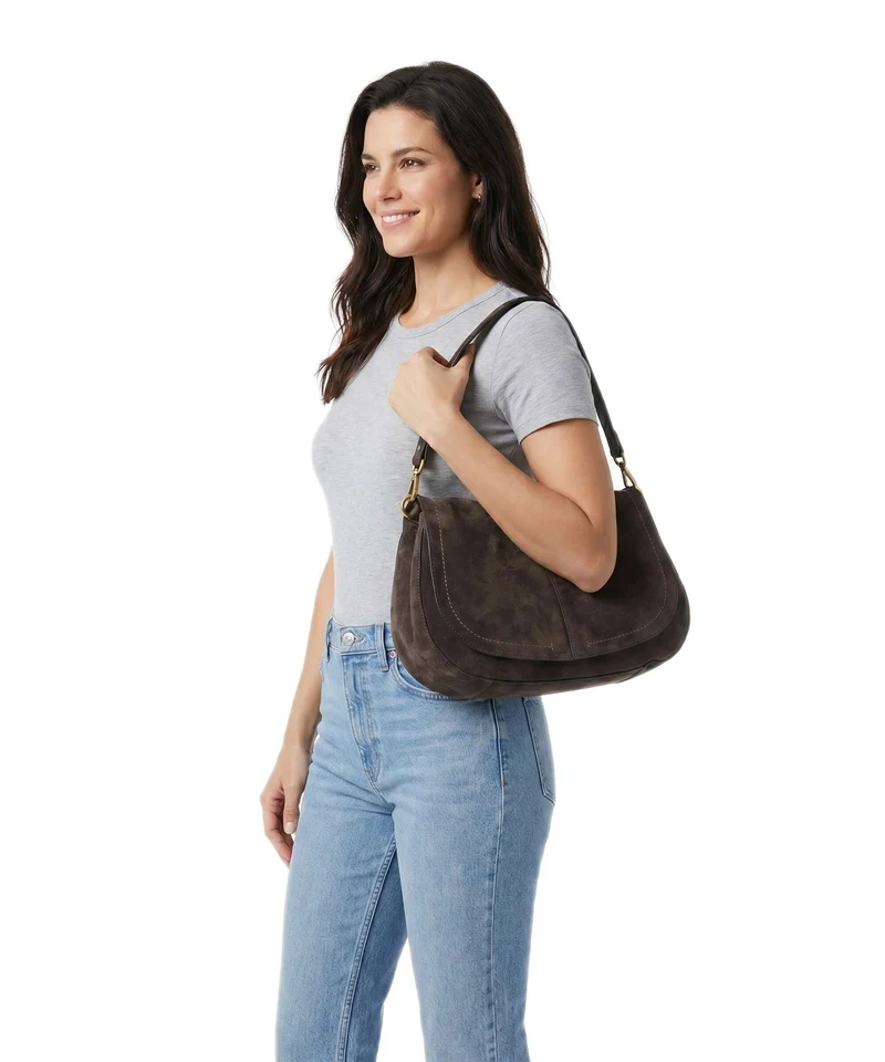 Gianni Chiarini Helena Round Schultertasche moka