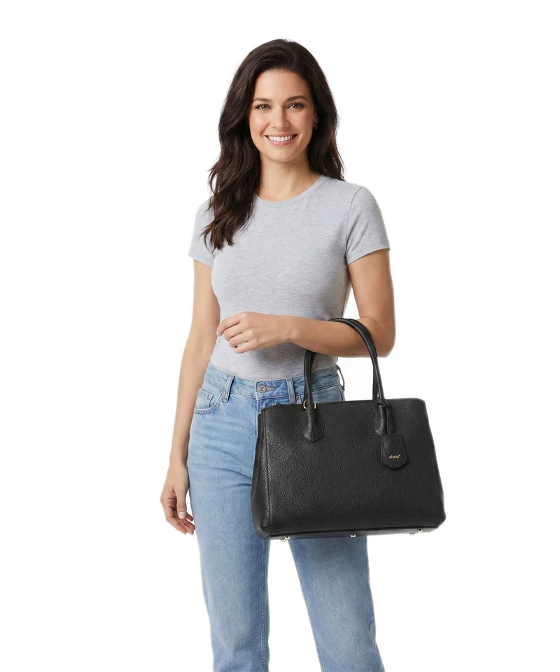 Abro Adria Busy Medium Handtasche black/gold