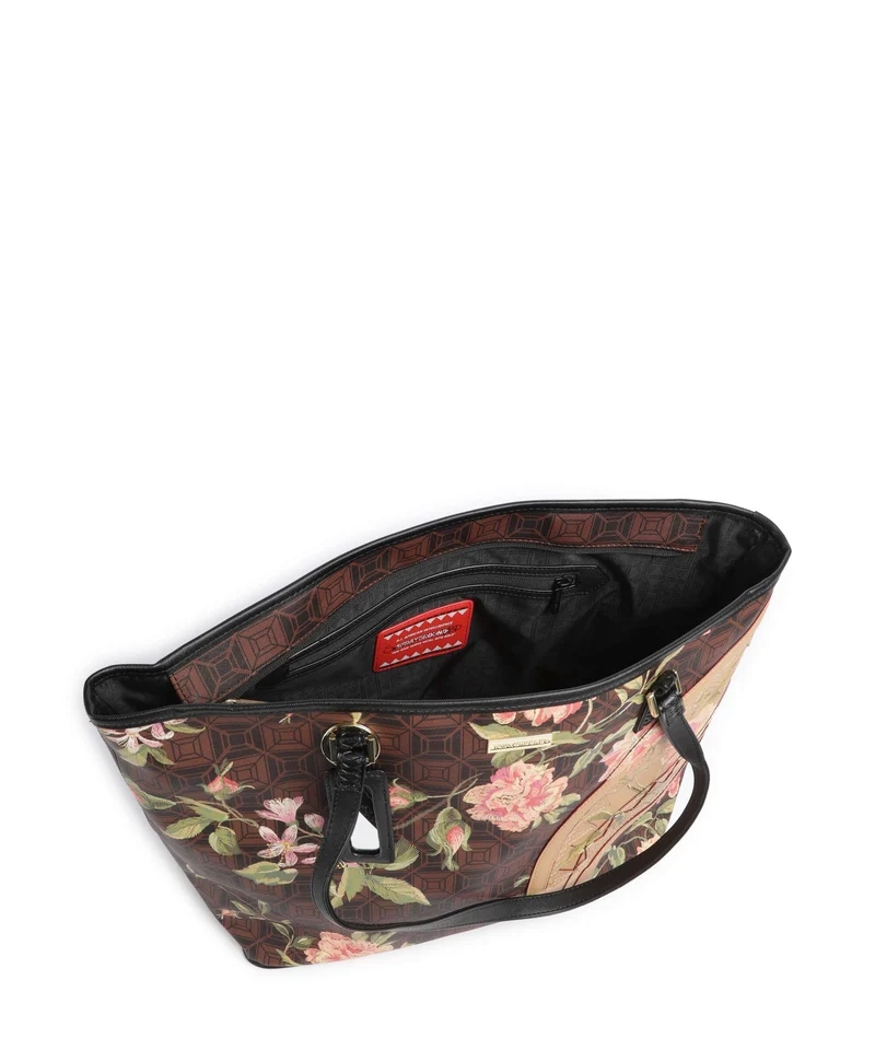 Sprayground AI Henny Floral Shopper brown