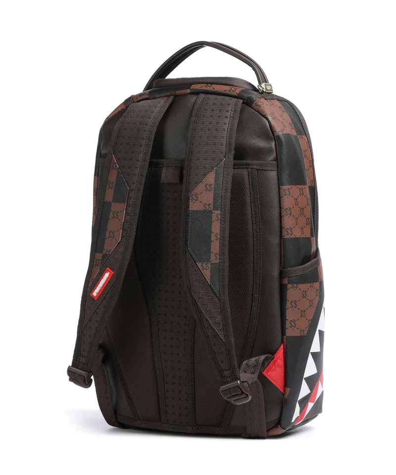 Sprayground Enlarged Check Paris Rucksack brown