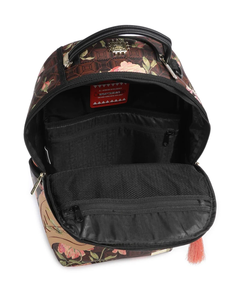 Sprayground AI Henny Floral Rucksack brown