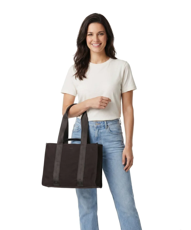 BOSS Sandy Shopper dark brown