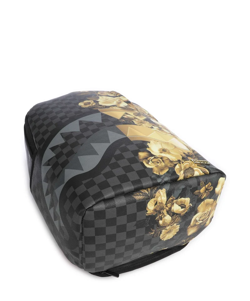 Sprayground Gold Floral Remix Rucksack black