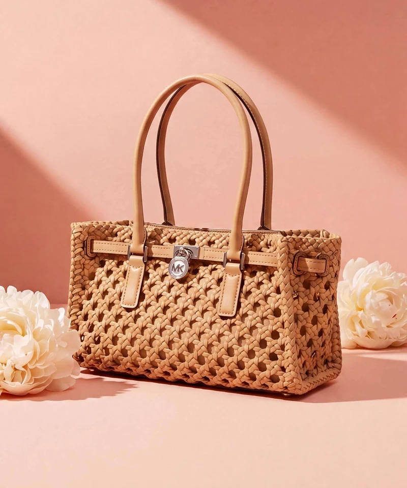 Michael Kors Hamilton Moderne Small Schultertasche peanut