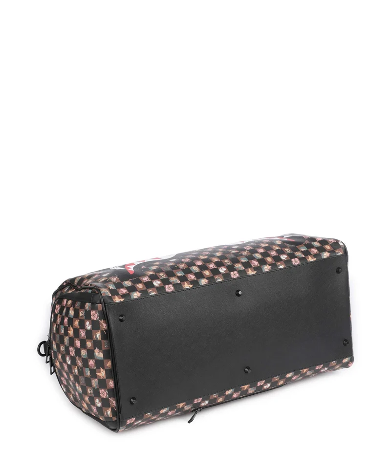 Sprayground Peeking Characters Remix Weekender brown