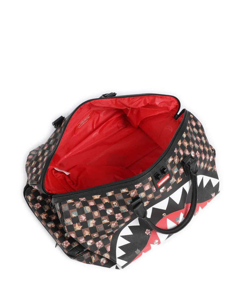 Sprayground Peeking Characters Remix Weekender brown