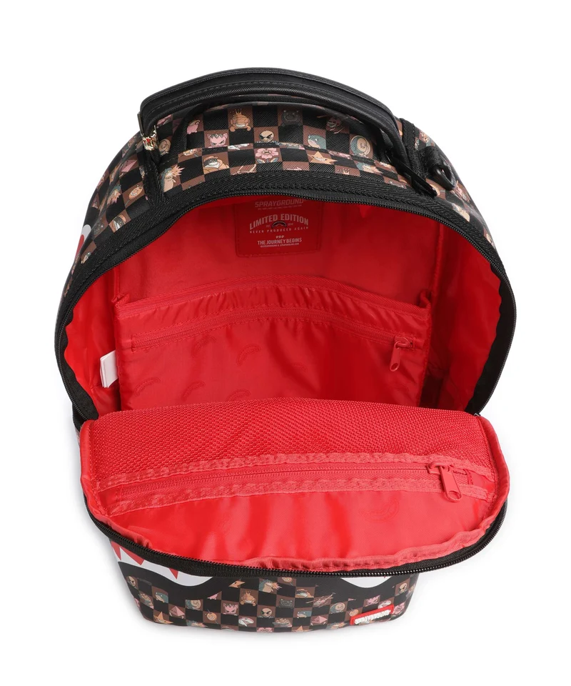 Sprayground Peeking Characters Remix Rucksack brown