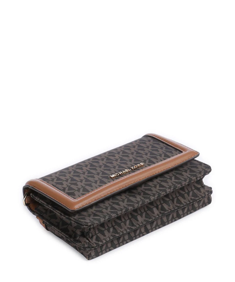 Michael Kors Jet Set Small Geldbörse brown/acorn