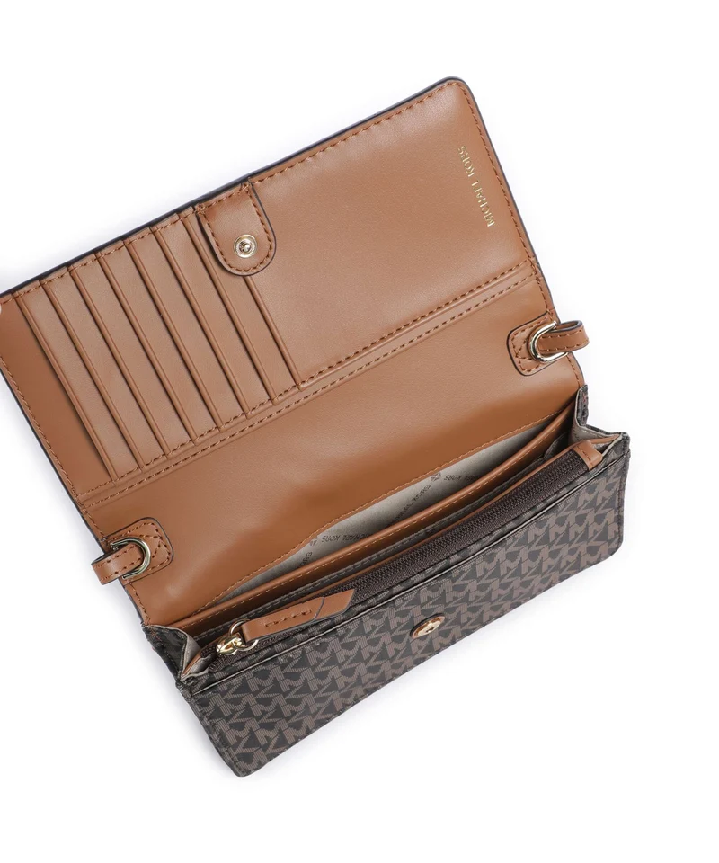 Michael Kors Jet Set Small Geldbörse brown/acorn