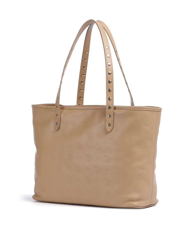 Maison Mollerus Stampato Winterthur Shopper cappuccino