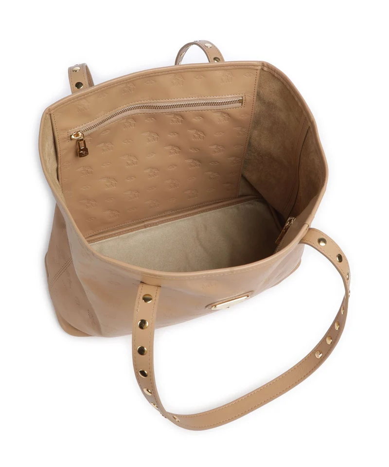 Maison Mollerus Stampato Winterthur Shopper cappuccino