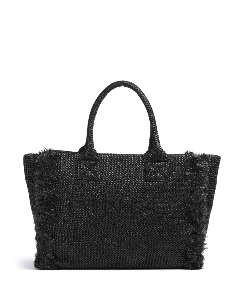Pinko Beach Handtasche nero/antique gold