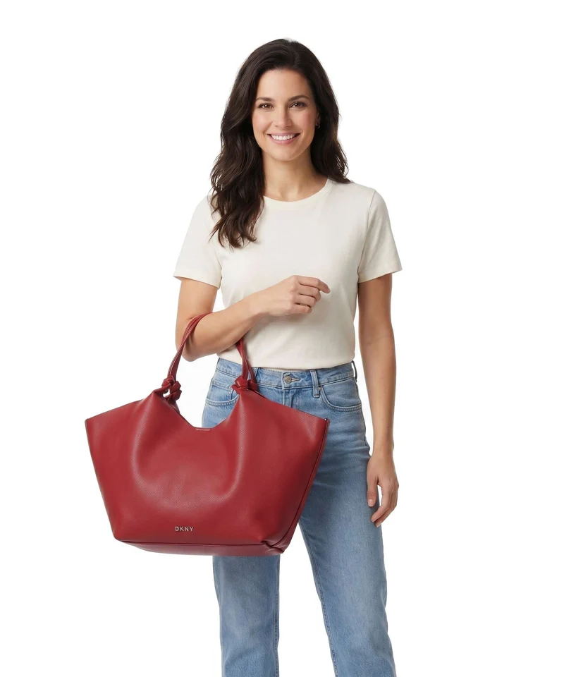DKNY Paula Large Shopper ruby red