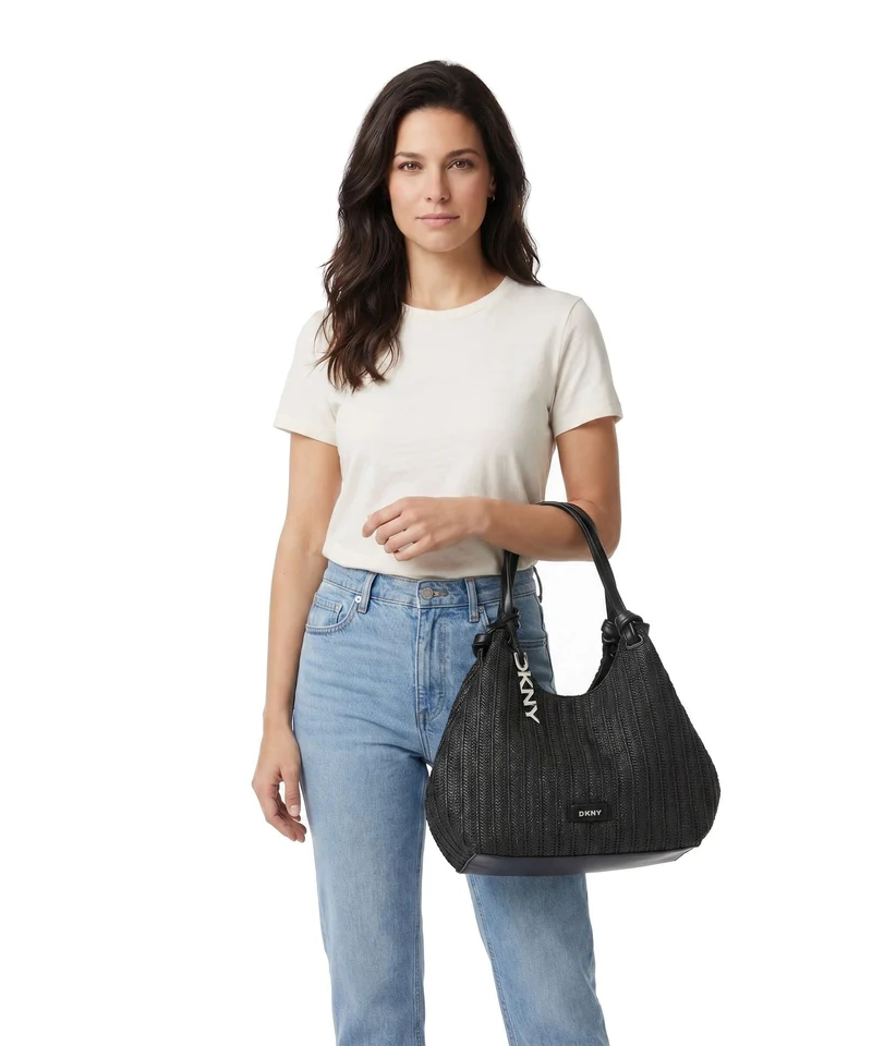 DKNY Paula Medium Shopper black/silver