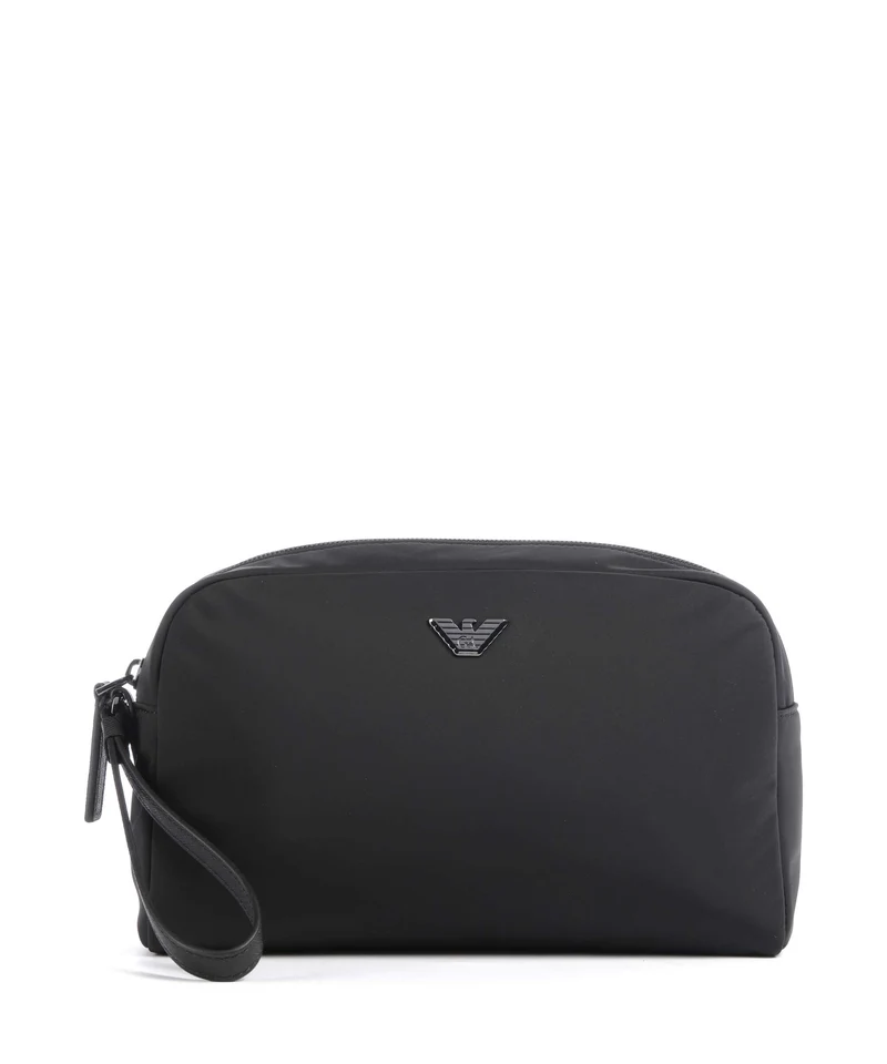 Emporio Armani Nylon Recycled Kulturbeutel black beauty