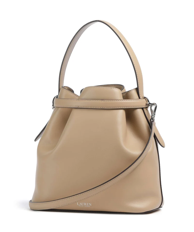 Lauren Ralph Lauren Blaike Medium Bucket Handtasche tan