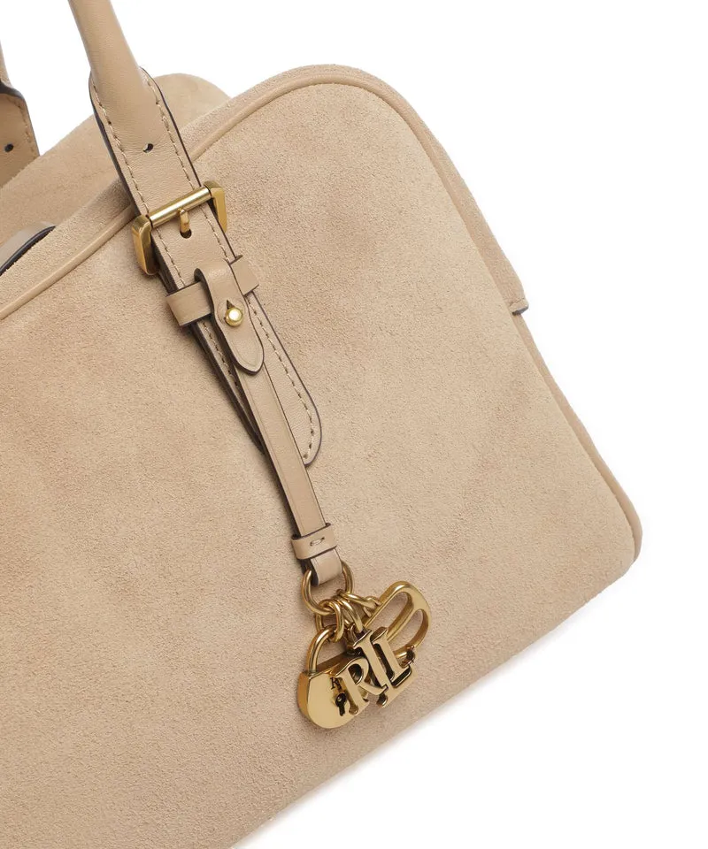 Lauren Ralph Lauren Marcy Large Schultertasche tan