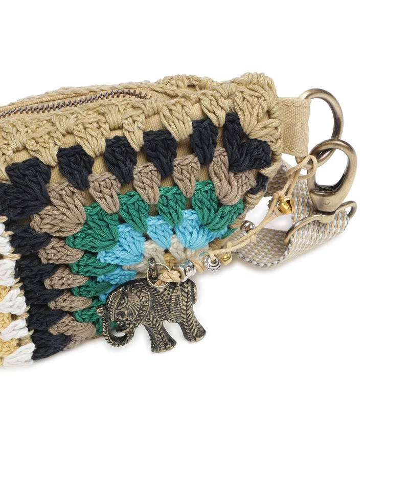 Anokhi Umhängetasche beige